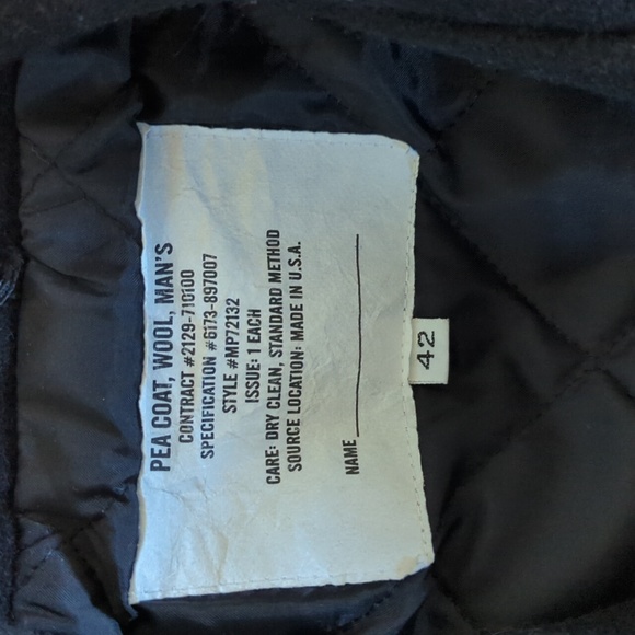 Wool Pea Coat - Picture 3 of 13